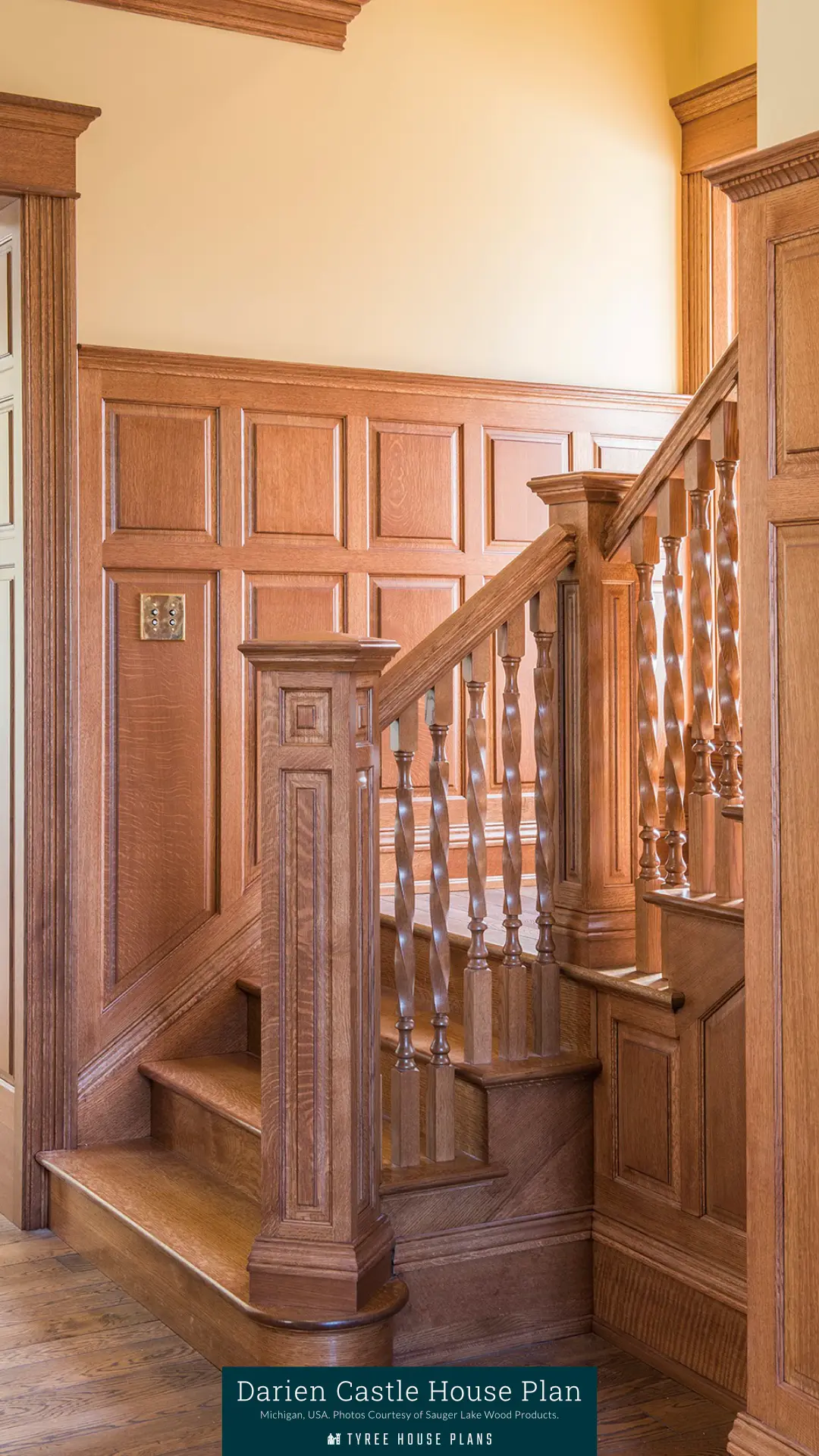 Stairwell at Pub 2 - Darien Castle in Michigan