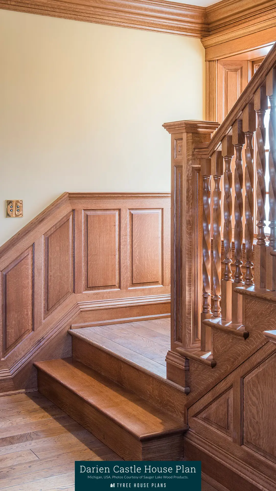 Stairwell at Pub 4 - Darien Castle in Michigan