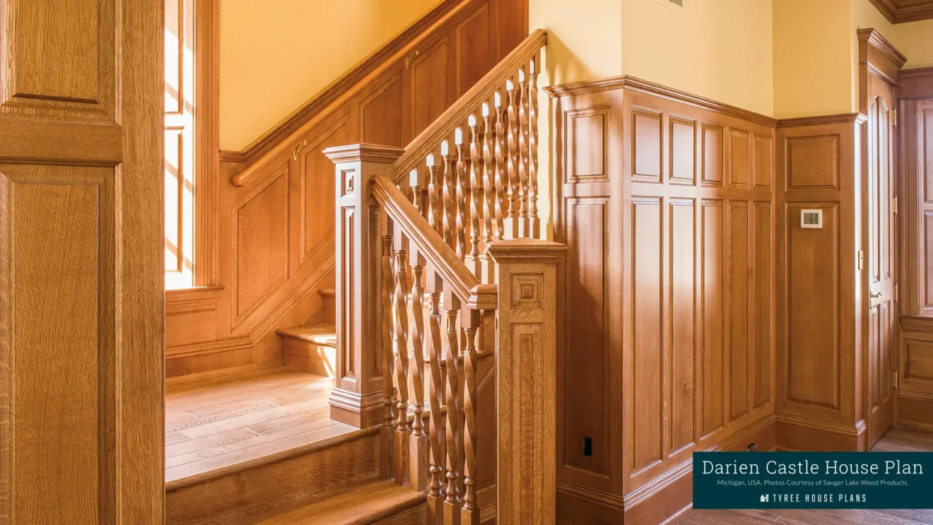 Stairwell at Pub 5 - Darien Castle in Michigan