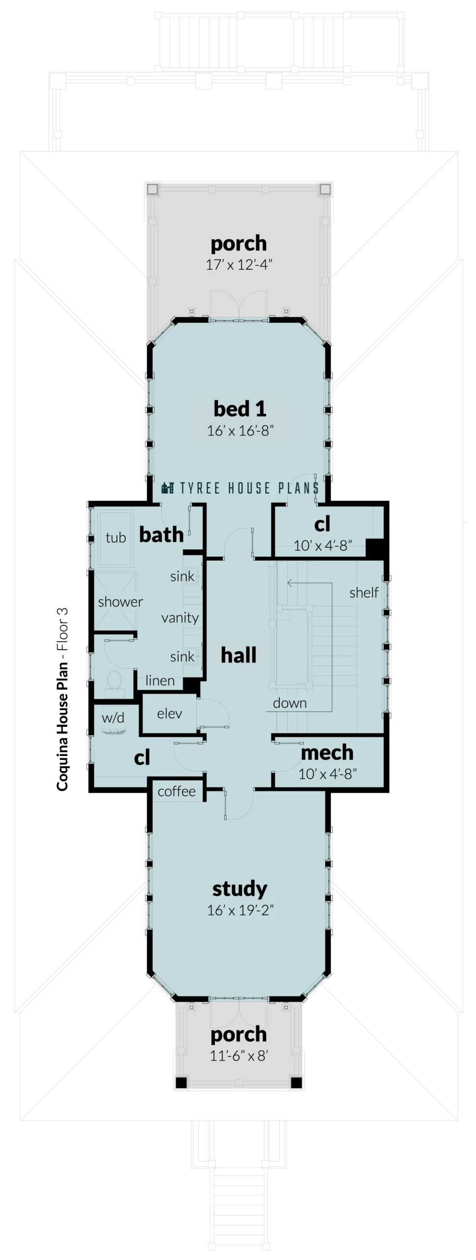 Floor 3 - Coquina by Tyree House Plans