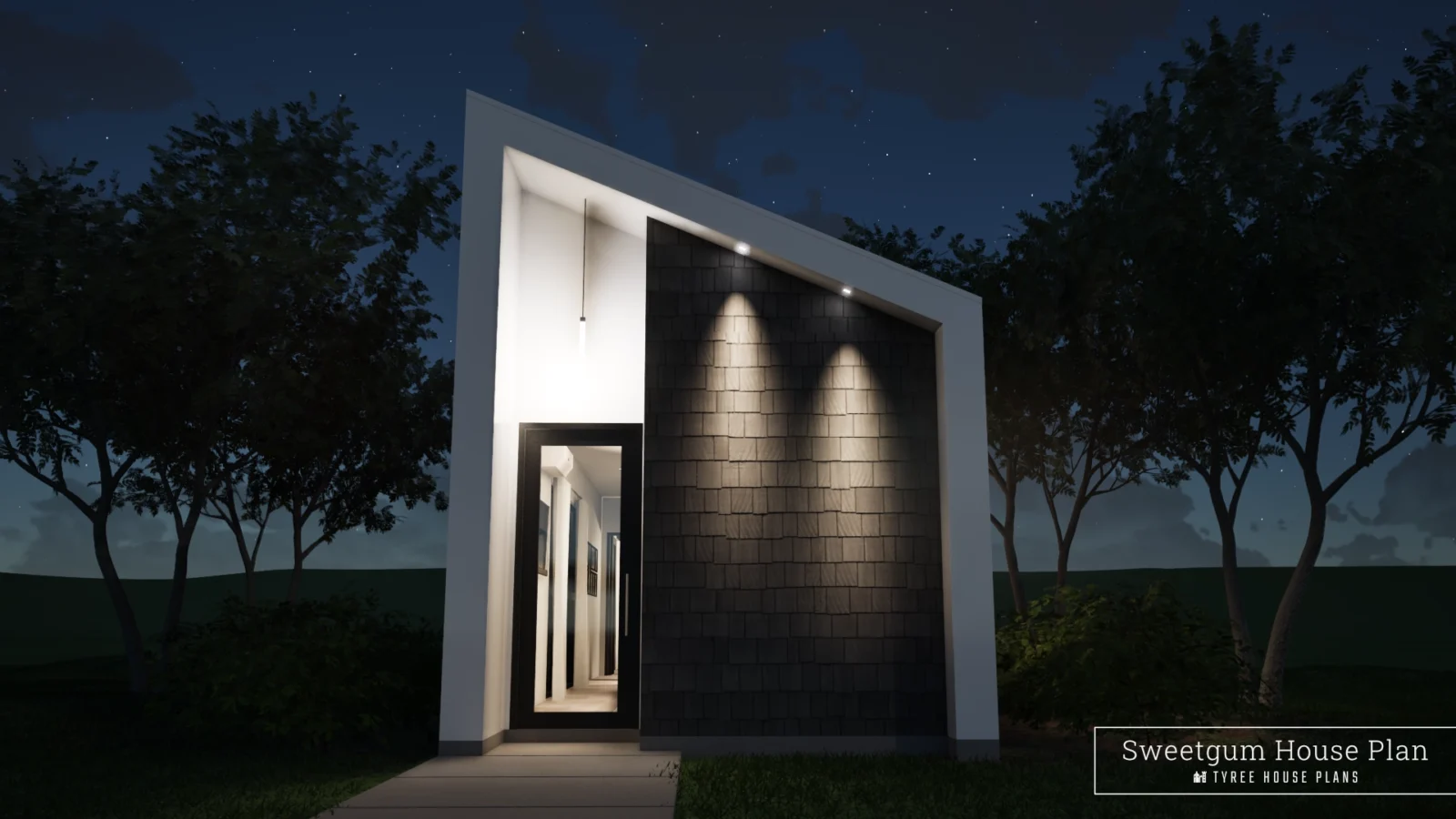 Night - Sweetgum by Tyree House Plans