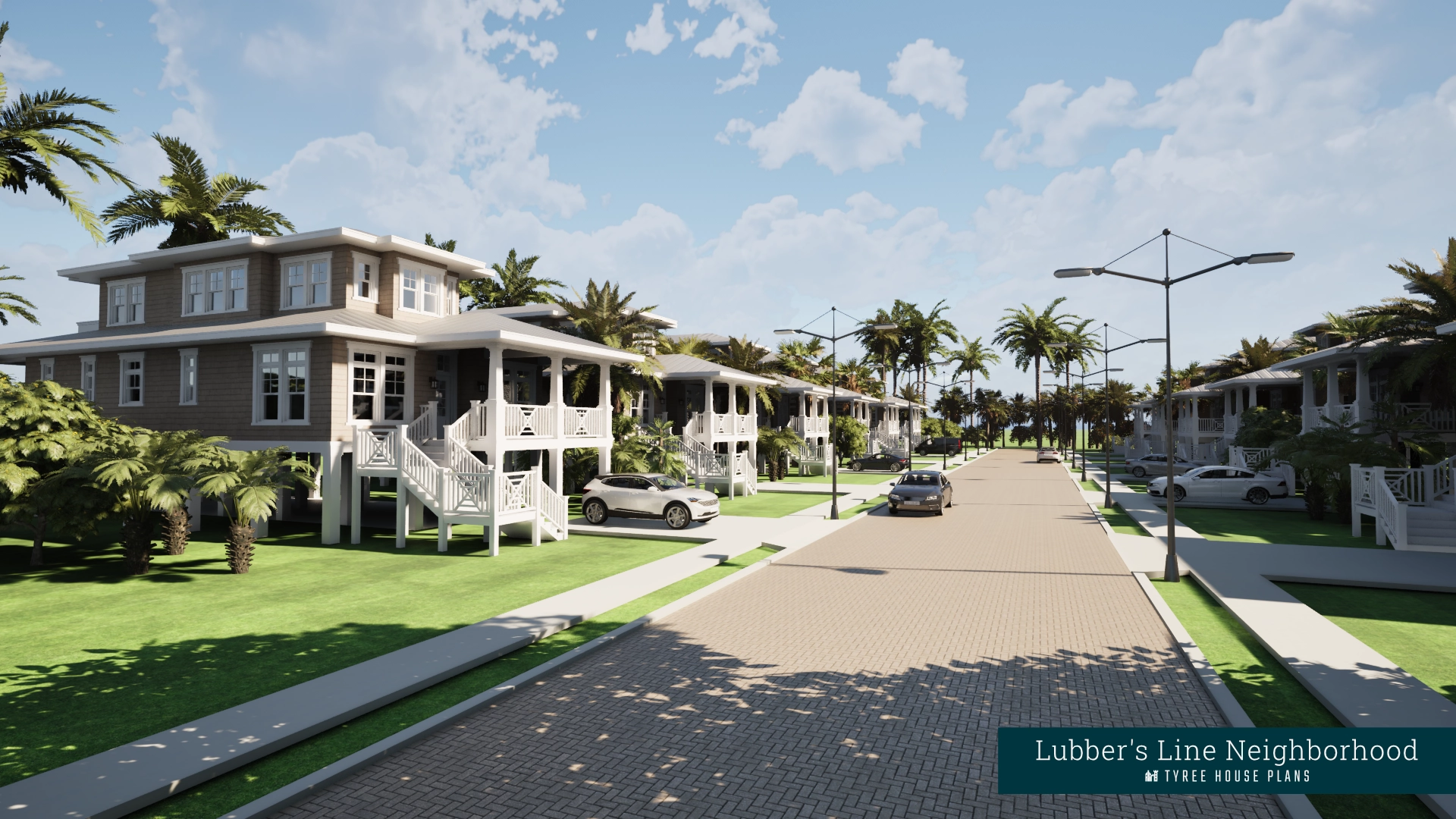 Day - Lubber's Line Neighborhood by Tyree House Plans