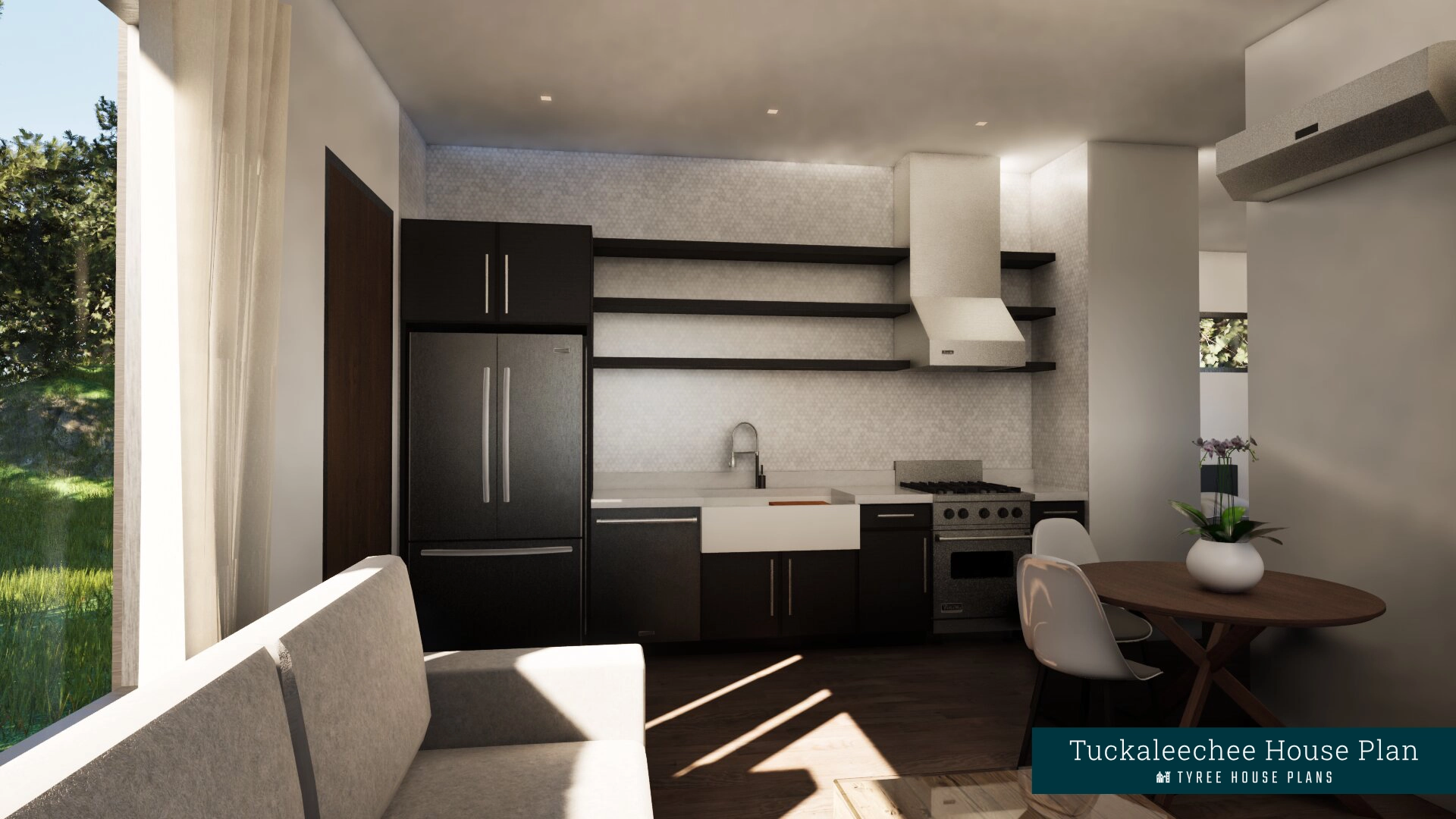Kitchen - Tuckaleechee by Tyree House Plans