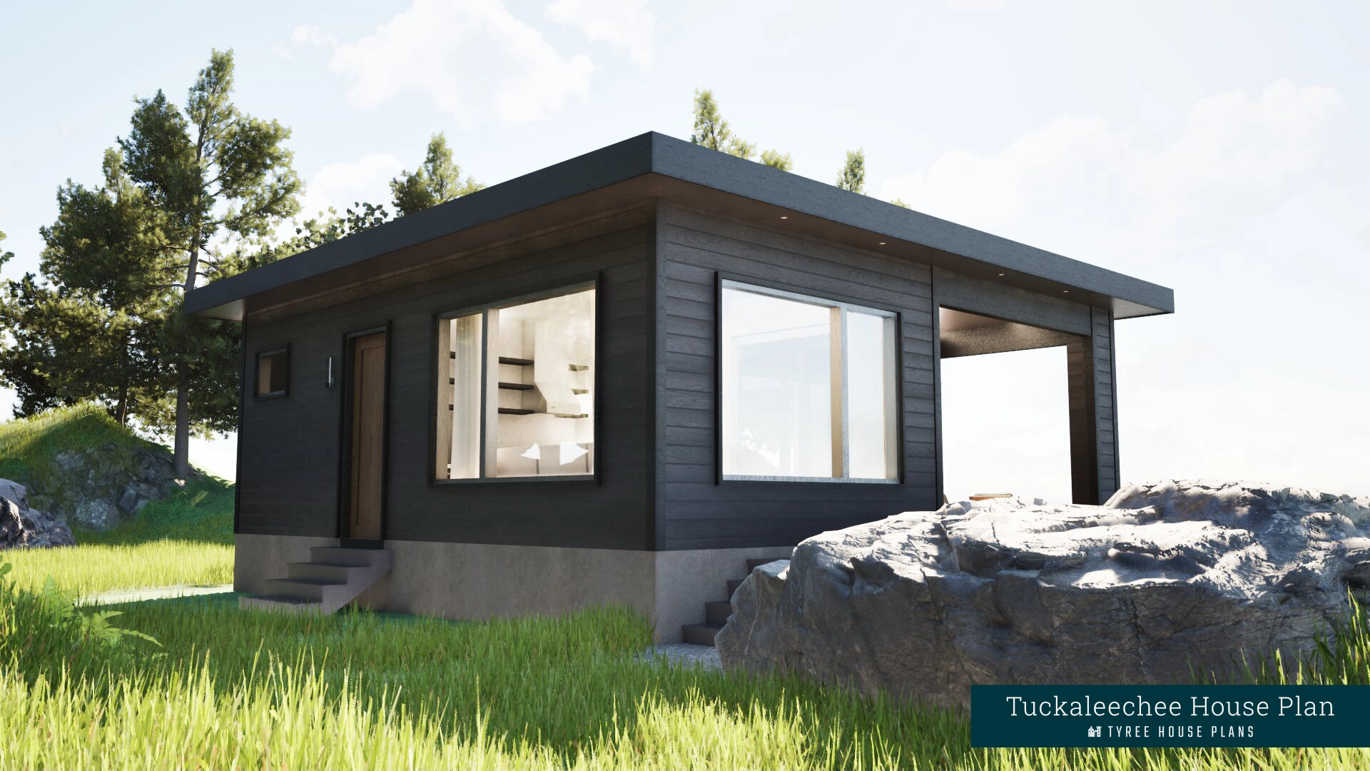 Left - Tuckaleechee by Tyree House Plans