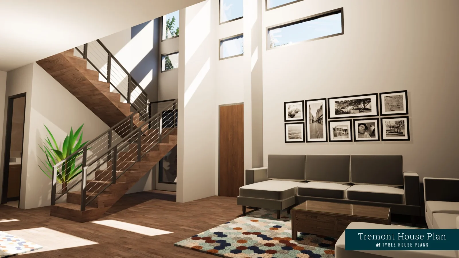 Living - Tremont by Tyree House Plans