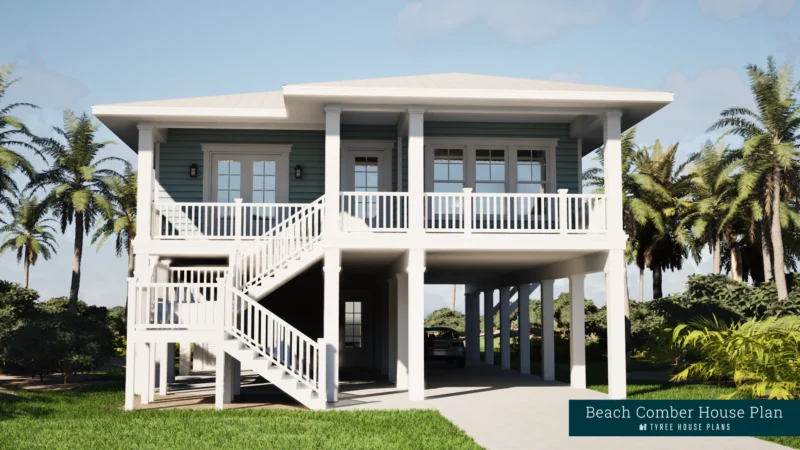 Front - Beach Comber by Tyree House Plans