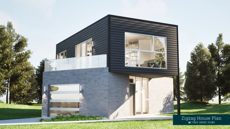 Front - Zigzag by Tyree House Plans