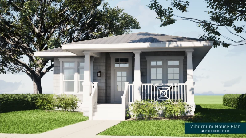 Front - Viburnum by Tyree House Plans