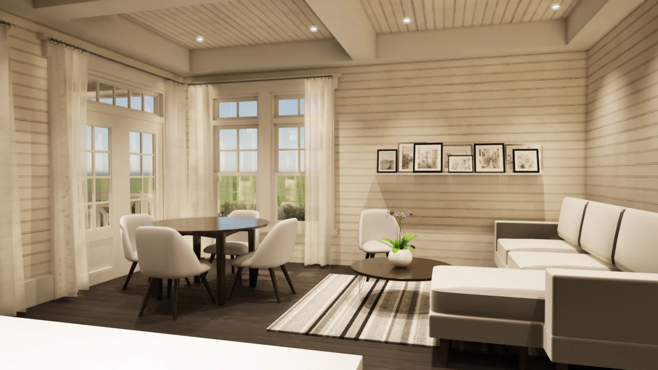 Living - Viburnum by Tyree House Plans
