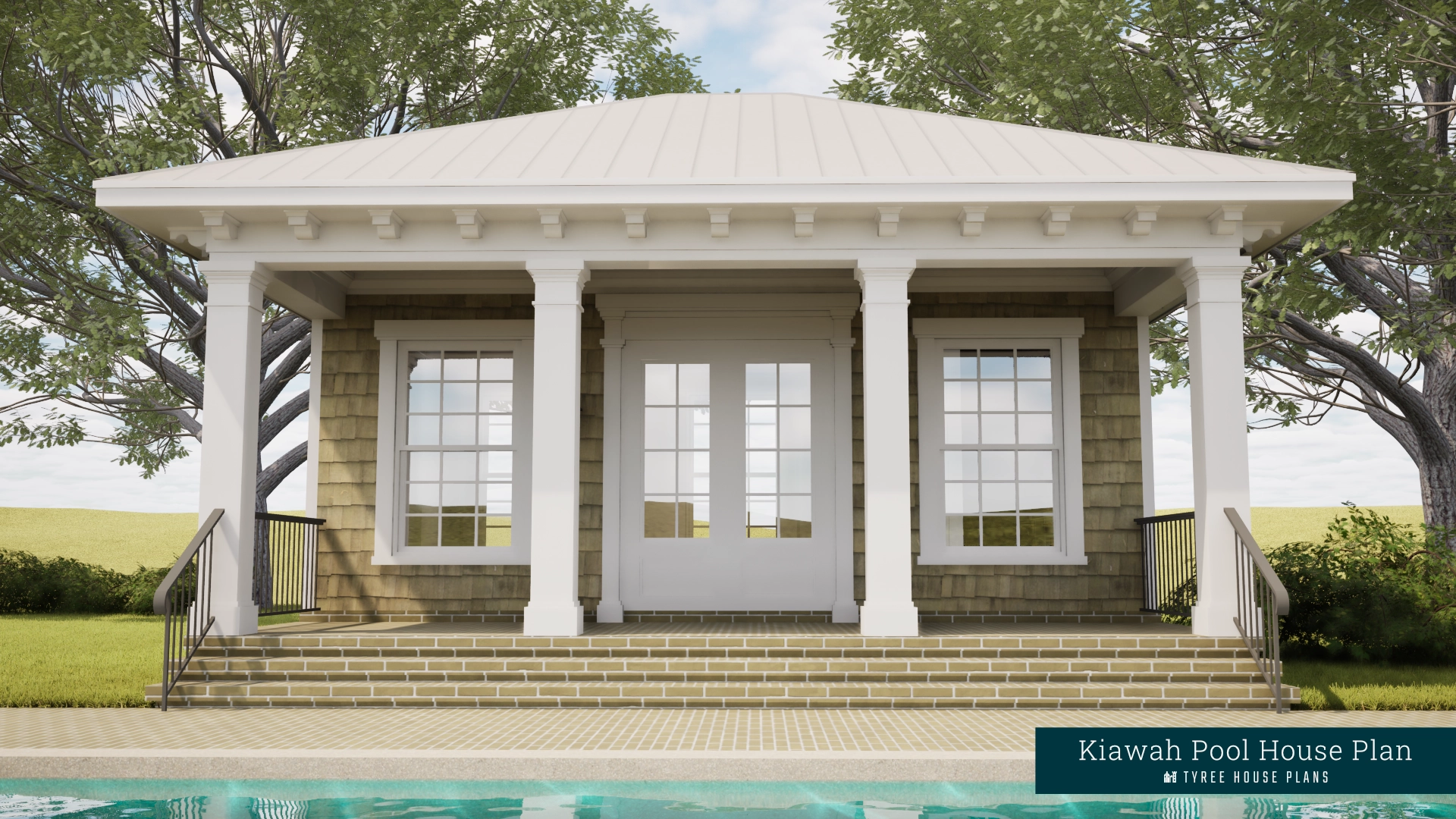 Kiawah Pool House by Tyree House Plans